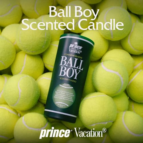 VACATION Ball Boy Tennis Scented Candle by Prince x Vacation Sunscreen, Premium Soy-Blend Wax, 65-Hour Long Burning, Sport Gift for Women & Men, 8 Oz. - Image 2