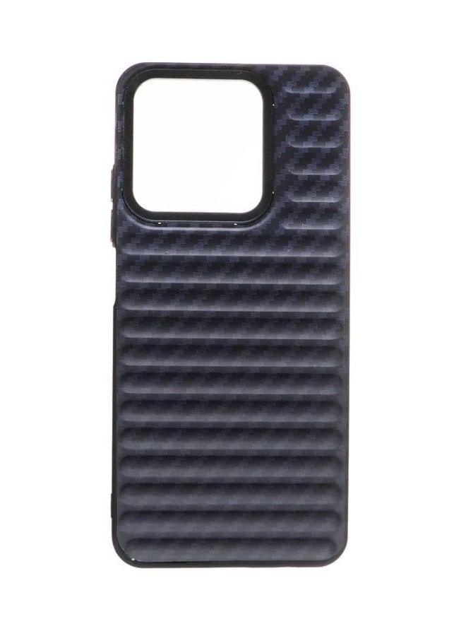 Plastic Back Cover For Realme Note 60, Black - Image 1