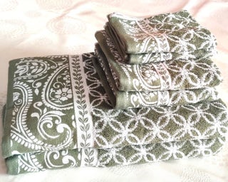 Gift, Dowry, Export Surplus Special Production Bukle Cotton Bathroom-Kitchen Towel Set (Set of 6) - pzsku/Z02EC76ACBD772C745E80Z/45/_/1730621528/b2fb1be4-7161-40b2-90a9-daaf4390438e