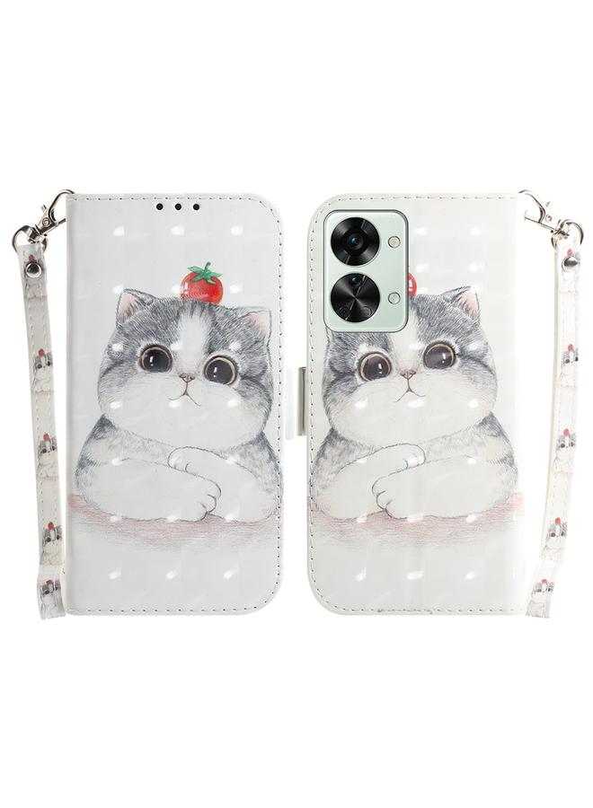 اس-توب جراب لهاتف OnePlus Nord 2T، جراب جلدي ثلاثي الأبعاد ملون أفقي قابل للطي - Image 1