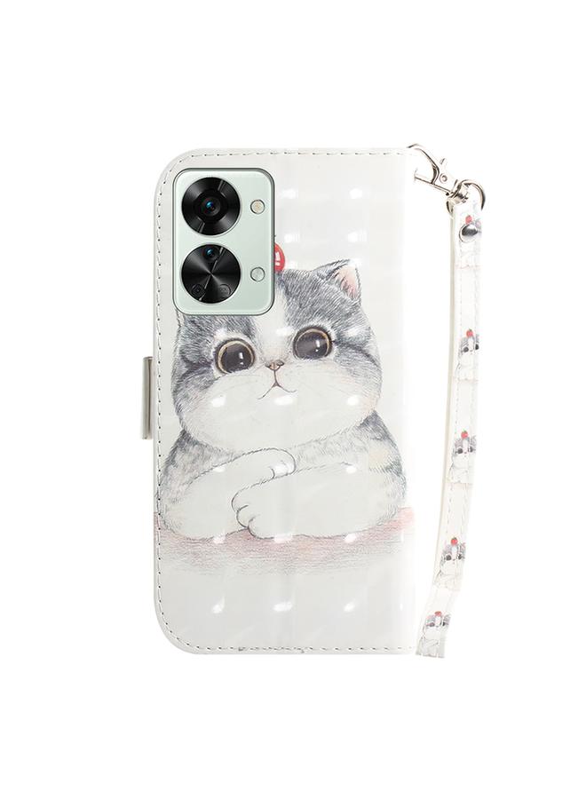 اس-توب جراب لهاتف OnePlus Nord 2T، جراب جلدي ثلاثي الأبعاد ملون أفقي قابل للطي - Image 2