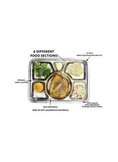 555 Mess Tray Silver 40cm  - Image 3