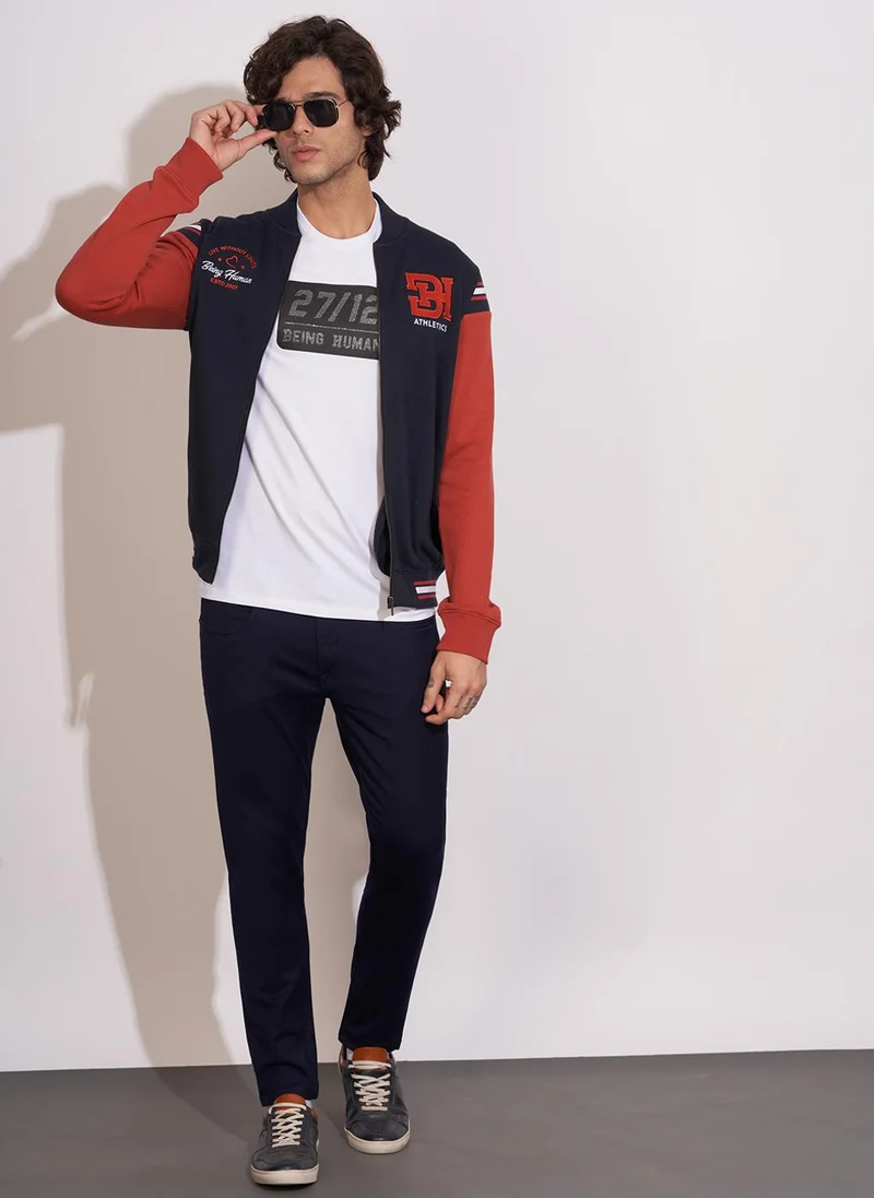 Being Human NAVY Men Regular Fit Mid-Rise Jeans for Men | Best Price UAE