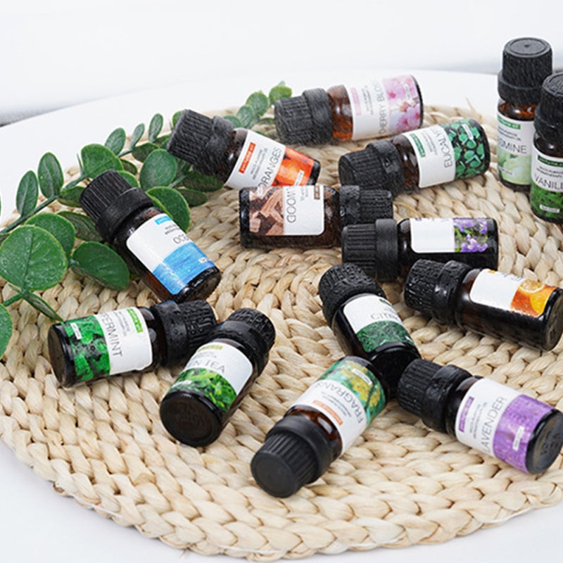Essential Oil Gift Set - 4-Pack Natural Fragrance Lavender Peppermint Eucalyptus Sandalwood for Aromatherapy Stress Relief Humidifier Use - Image 4