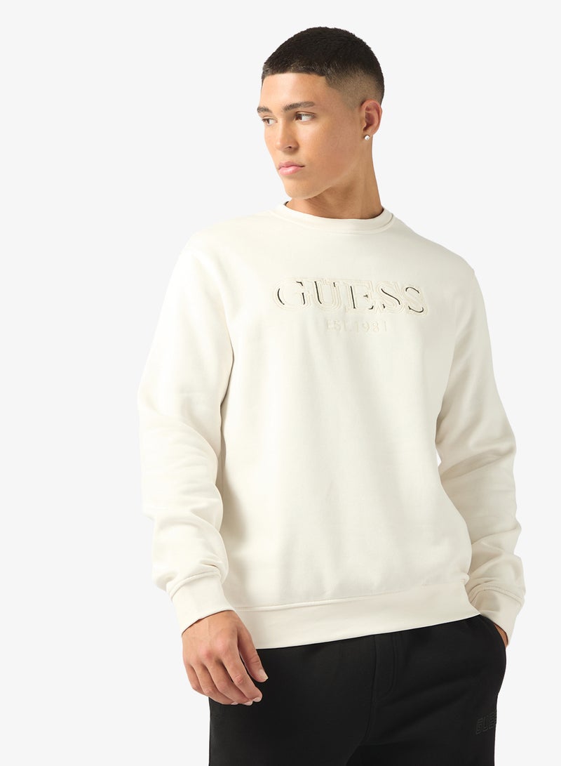 GUESS Crew Neck Basic Sweatshirt - Image 1