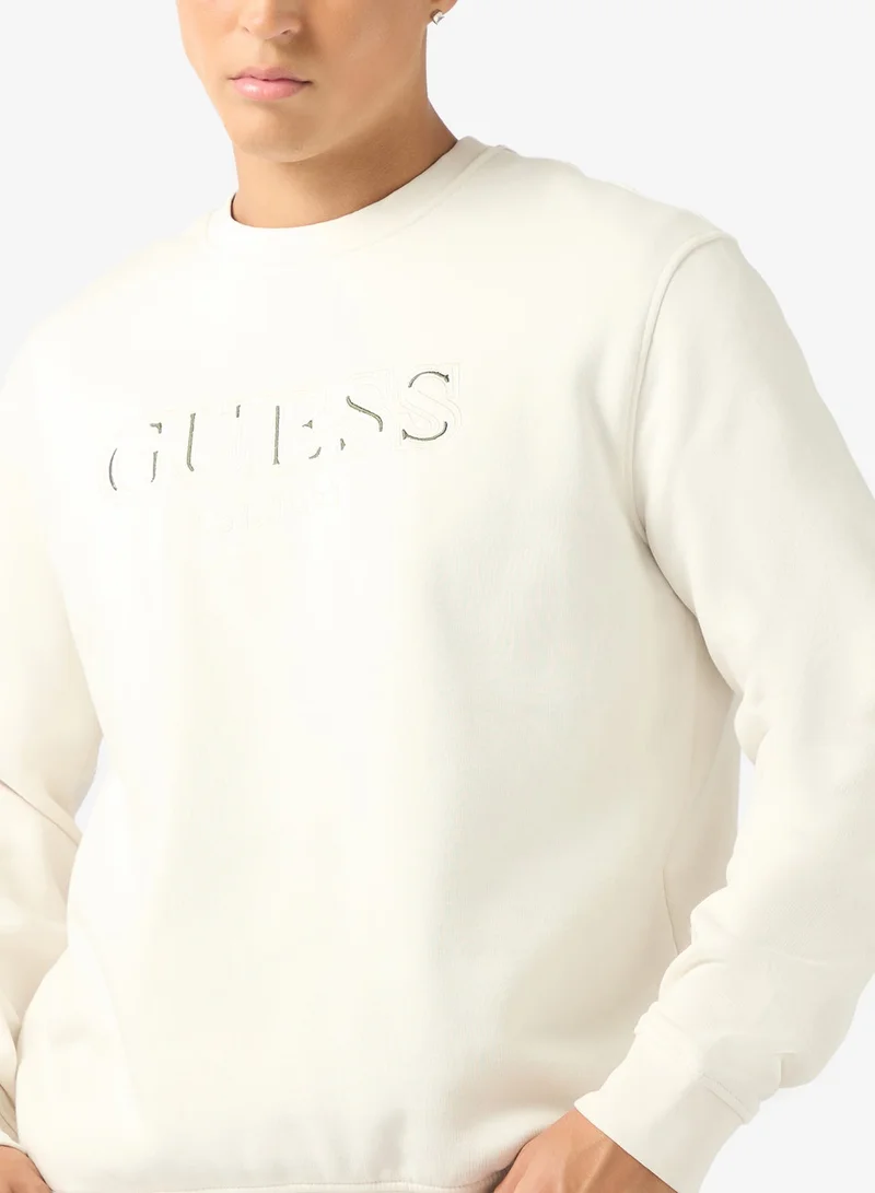 GUESS Crew Neck Basic Sweatshirt
