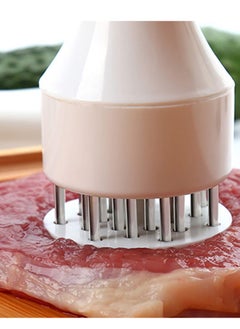 Generic Stainless Steel Meat Tenderizer Needle Tool, Manual Steak Mallet for Chicken, Fish and More, Perfect Kitchen Cooking Gadget  - Image 3