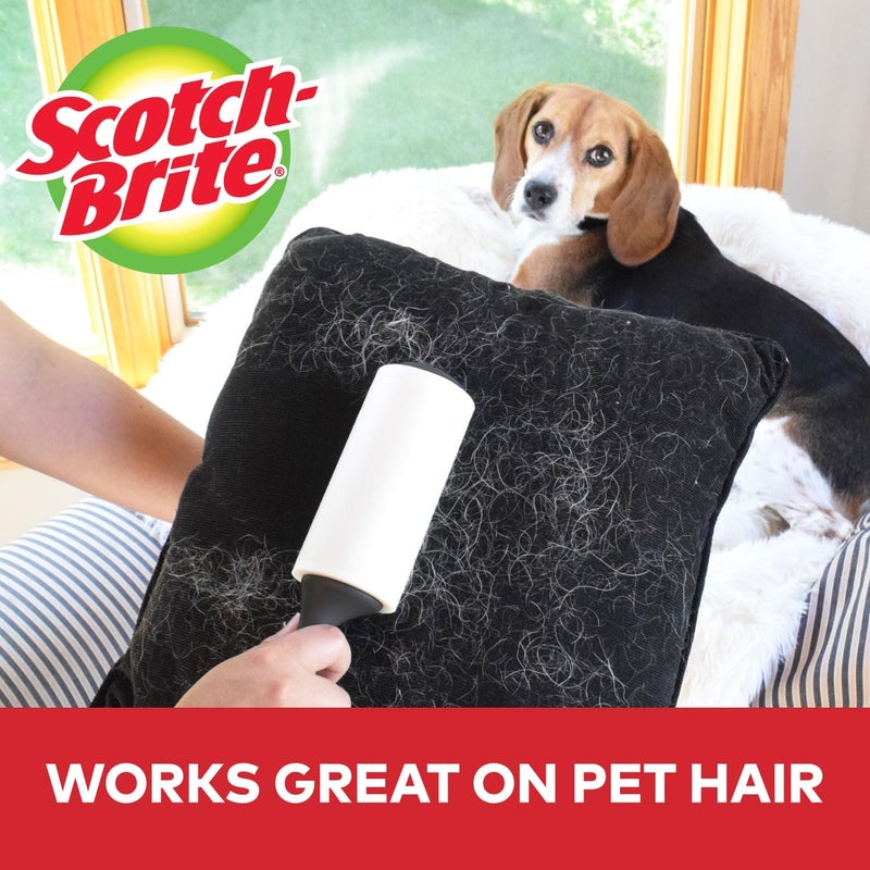 3M Scotch 3M Mini Lint Rollers 3-Pack (30 Sheets Each), Travel-Size Sticky Lint Removers for Clothes, Furniture and Pet Hair - Image 4