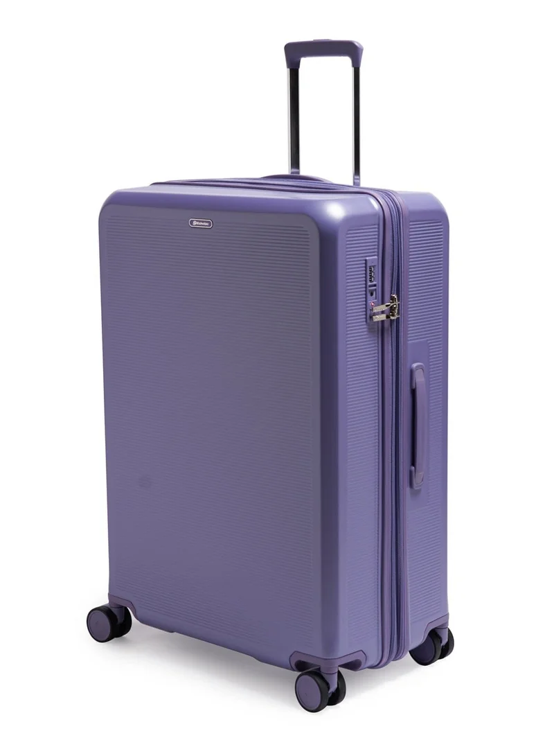 Echolac Sense 78cm Hardcase Expandable 4 Double Wheel Check-In Luggage Trolley Purple