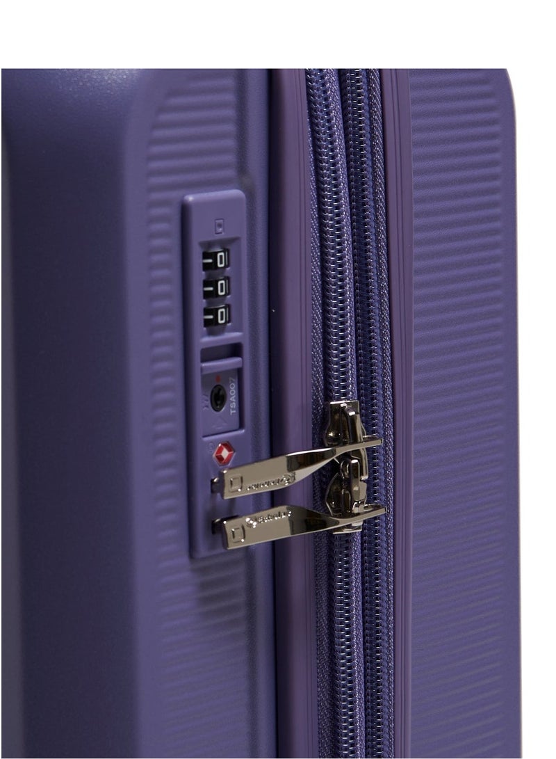 إيكولاك حقيبة سفر بعجلات مزدوجة قابلة للتوسيع  سم بنفسجي - Image 4