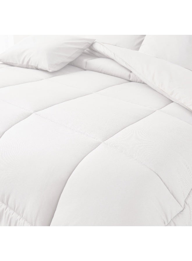 ShinyFlower Cotton Filling Comforter 8 Pieces Set ,Soft Microfiber Fabric,  Double Size 240x 220 cm, Hotel Comforter - Image 5