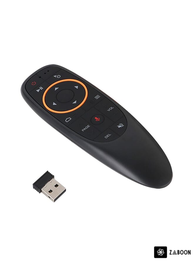 Zaboon Wireless Voice Control Handheld Remote Control For PC/Android-Samrt TV/Laptop/Notebook Black 