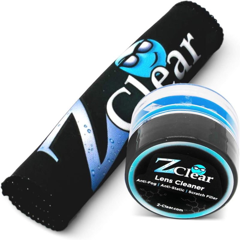 Z Clear Zclear Lens Cleaner Paste with Microfiber Cleaning Cloth - Eyeglass Cleaning and Anti Fog Paste for Eyeglasses, Made in USA - Image 1