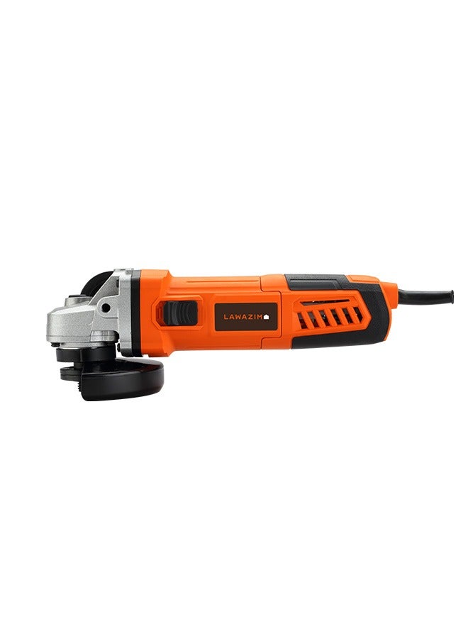 LAWAZIM Angle Grinder 4.5inch - 750W - BS Plug Handheld Corded Power Angle Grinder for Polishing, Cutting, Grinding, Sanding, Rust removal- for Metal Fabrication, Concrete, Stone, Tiles, and Metalwork - Image 4