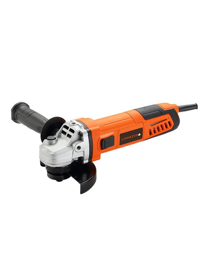 LAWAZIM Angle Grinder 4.5inch - 750W - BS Plug Handheld Corded Power Angle Grinder for Polishing, Cutting, Grinding, Sanding, Rust removal- for Metal Fabrication, Concrete, Stone, Tiles, and Metalwork - Image 1