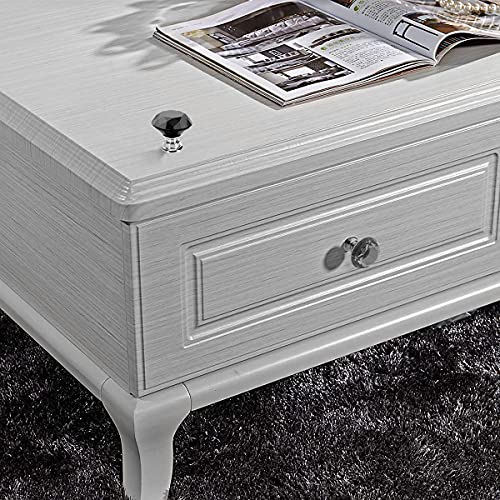 Akstore 6 Pcs Crystal Glass Cabinet Knobs 30mm Diamond Shape Drawer Kitchen Cabinets Dresser Cupboard Wardrobe Pulls Handles (30mm, Black) - Image 4