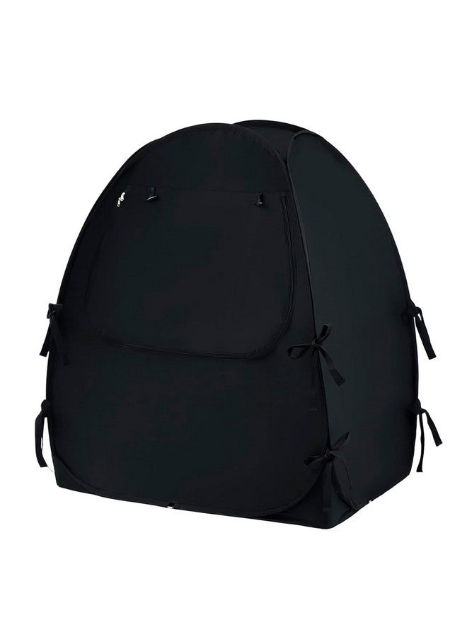 Akiky Pop Up Tent Crib Blackout Tent Mini Crib and Pack N Play Tent Travel Privacy Tent,Blackout Canopy Crib Cover, Sleep Pod for Kids Toddler Baby - Image 1
