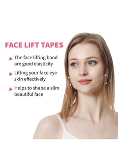 DB11 DB11 Face Lift Tape, 24PCS Ultra-thin Invisible Face Tape Face Lift Sticker for Instant Face, V-face Tightening Lifting Saggy Skin Hiding Facial Neck Wrinkles  - Image 2