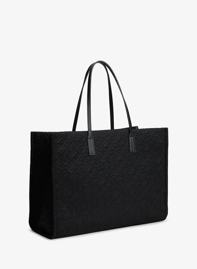 TOMMY HILFIGER  City TH Monogram Tote Bag for Women | Best Price UAE