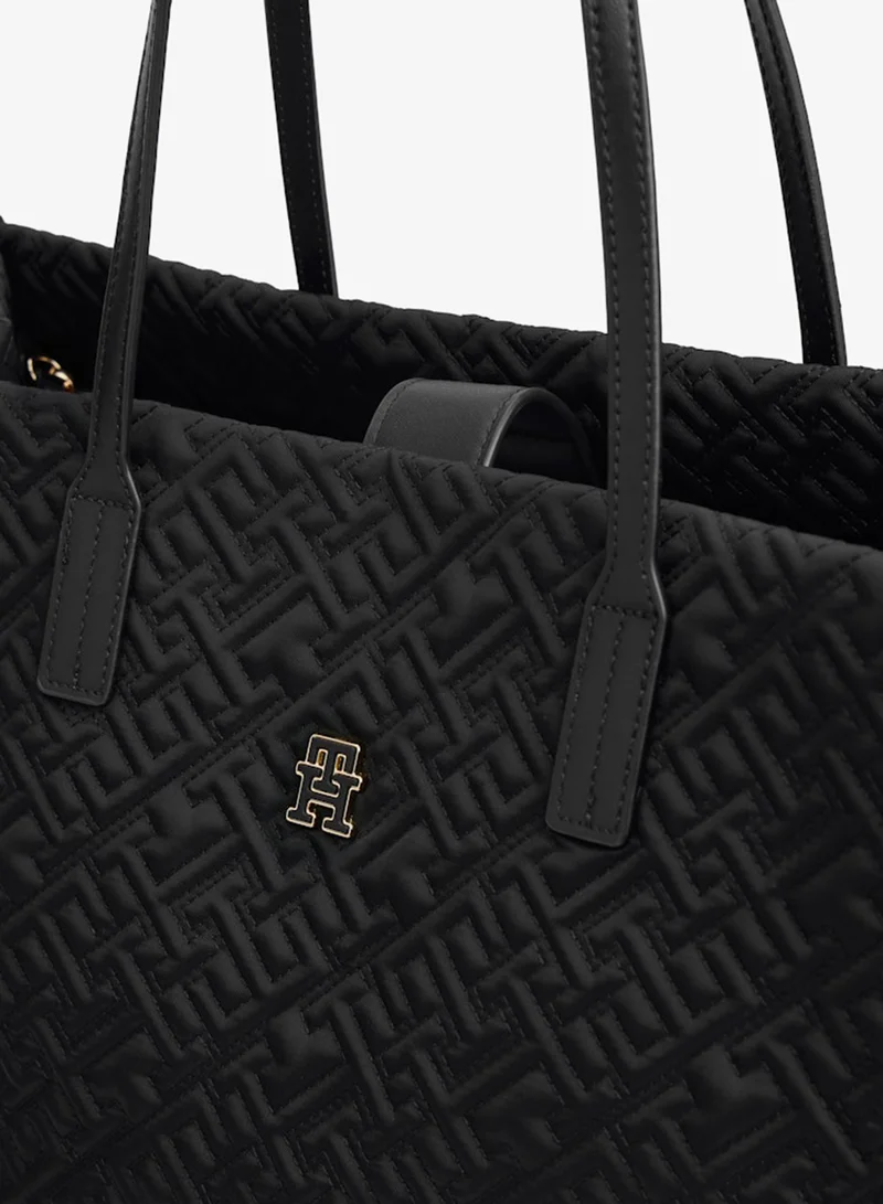TOMMY HILFIGER  City TH Monogram Tote Bag for Women | Best Price UAE
