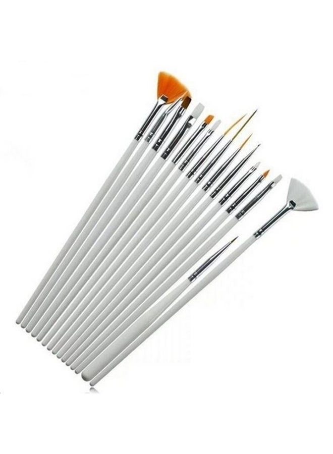 Professional Painting Set 15pcs Acrylic Oil Watercolors Artist Paint Brushes 