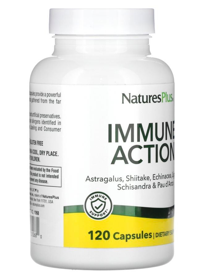 NaturesPlus Immune Action 120 Capsules - Image 2