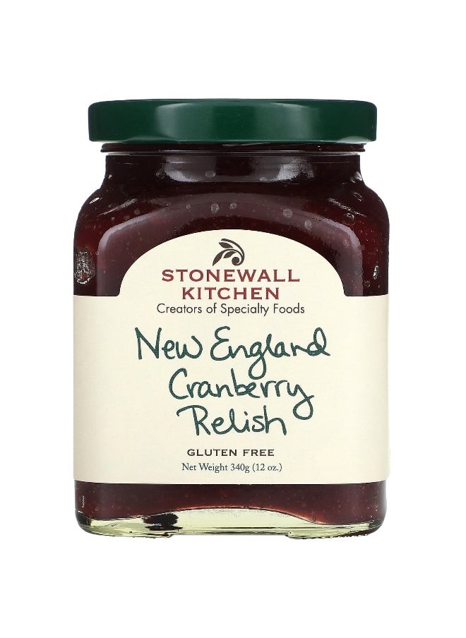 Stonewall Kitchen - Stonewall Kitchen, New England Cranberry Relish, 12 oz (340 g) - Image 1