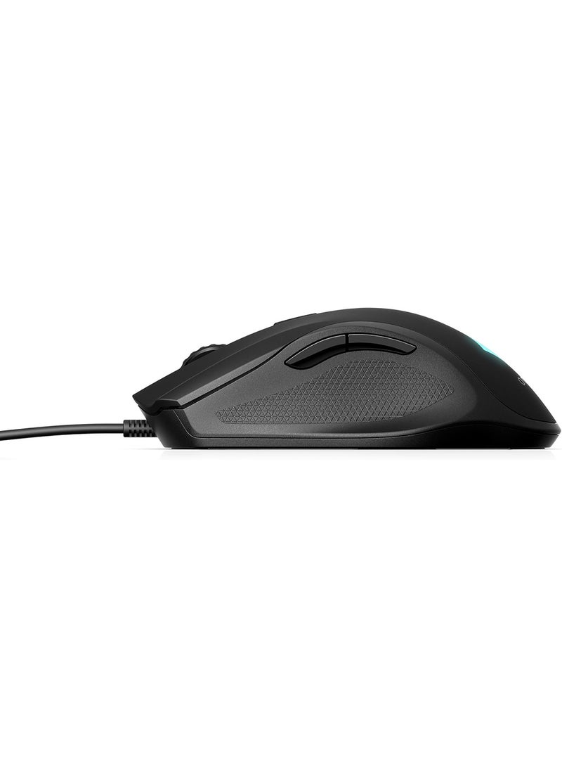 HP فأرة الألعاب HP OMEN Vector Essential 8BC52AA#ABB - مستشعر بصري بدقة 7200 نقطة في البوصة، إضاءة RGB، 6 أزرار قابلة للبرمجة، فأرة ألعاب سلكية خفيفة الوزن ومريحة - Image 5