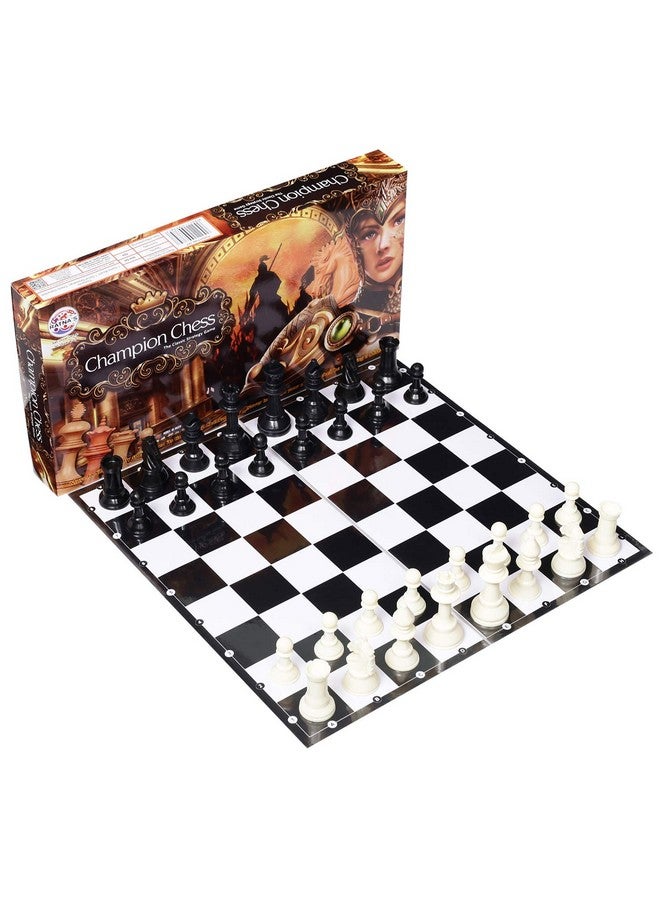 راتاناز لعبة الاستراتيجية الكلاسيكية من راتنا Champion Chess Jumbo لتطوير بناء الاستراتيجية والتركيز (Jumbo) - Image 2