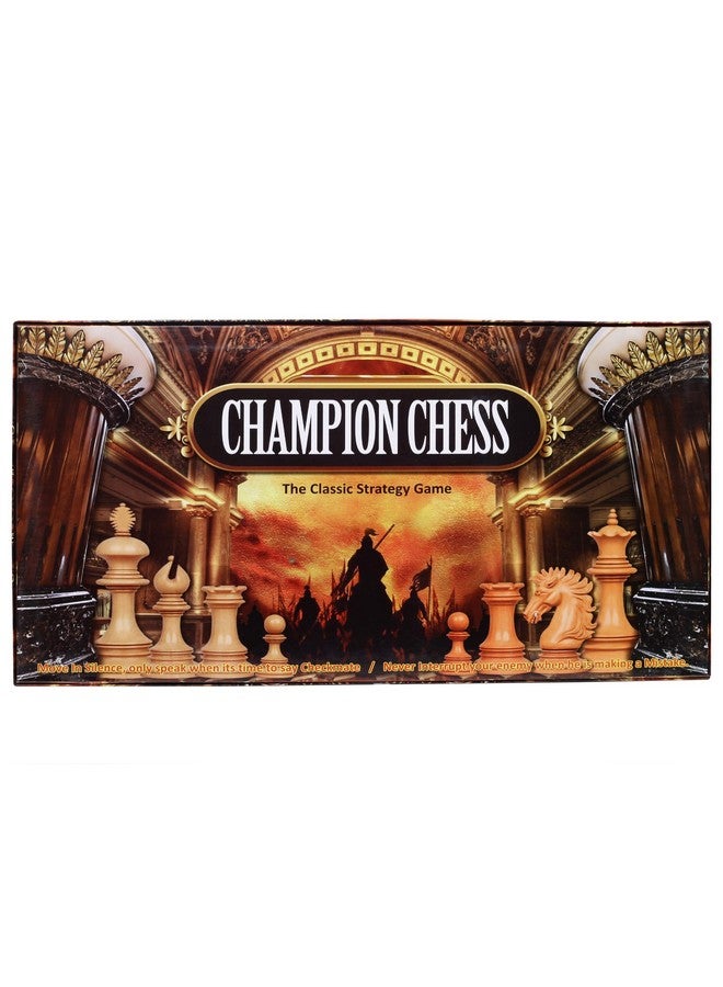 راتاناز لعبة الاستراتيجية الكلاسيكية من راتنا Champion Chess Jumbo لتطوير بناء الاستراتيجية والتركيز (Jumbo) - Image 5