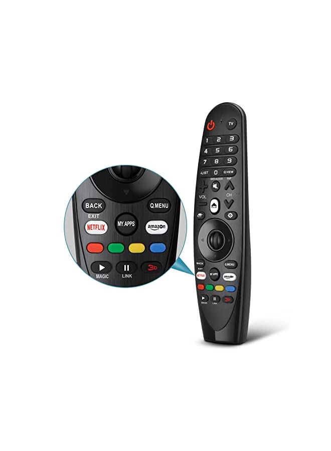 PROMASS Universal Remote Control for LG Smart TV Magic Remote Replacement, with Buttons for Netflix Prime Video【NO Voice and Pointer Function】 - Image 2