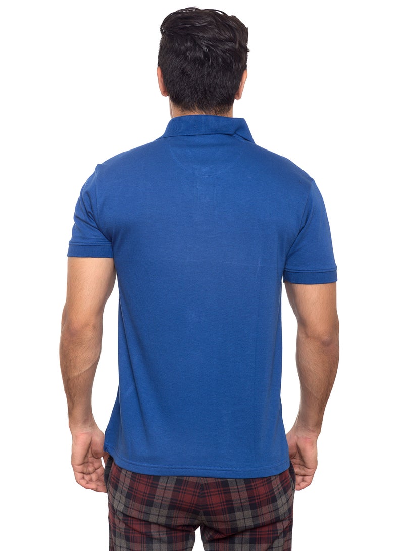 سانثوم قميص بولو من مزيج القطن والبوليستر برقبة برقبة للرجال من سانثوم بيسك دراي ان كول - L - Image 4