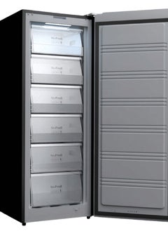 UNIONAIRE Unionaire 6-Drawer No Frost Digital Upright Freezer, Silver, Without Handle, 230 Liters - UFN LBLVA-DTV 230  - Image 2