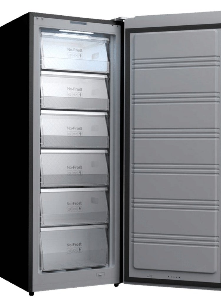 UNIONAIRE Unionaire 6-Drawer No Frost Digital Upright Freezer, Silver, Without Handle, 230 Liters - UFN LBLVA-DTV 230  - Image 2