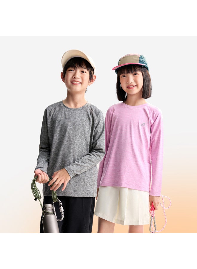Annil Boys & Girls Round Neck Long Sleeve T-shirt 2025 New Autumn Fashion Versatile Sporty Casual Base Layer - Image 3