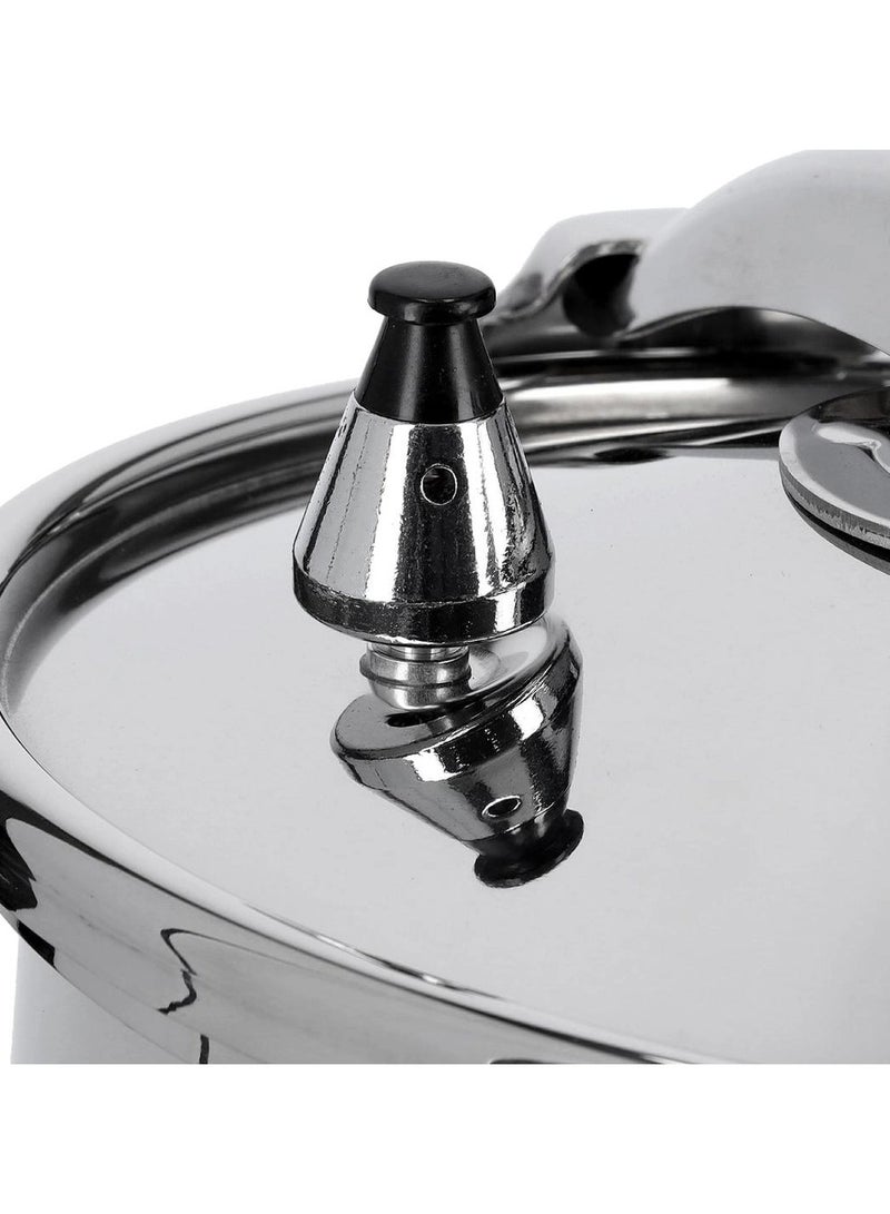 Royalford Stainless Steel Pressure Cooker with Outer Lid – Durable, Safe, Multi-Hob Compatible, Large Capacity  - Image 1