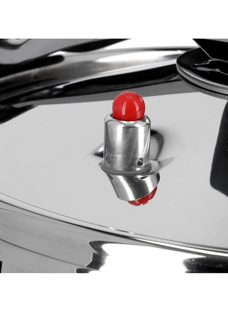 Royalford Stainless Steel Pressure Cooker with Outer Lid – Durable, Safe, Multi-Hob Compatible, Large Capacity  - Image 4