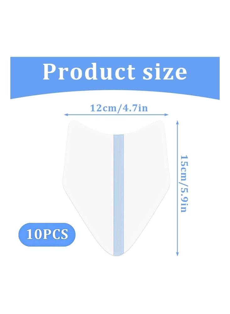 JUE FISH 10 Pcs Thigh Inner Anti Chafing Sticker - Thighs Prevention Anti Friction Pad - Invisible Thigh Tapes Chafe - Transparent Protection Skin Patches - Image 2