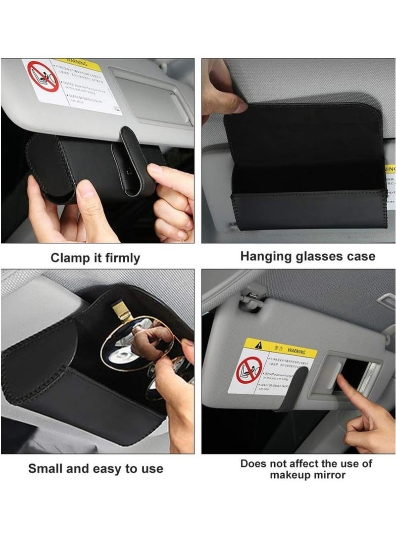 GIFT Sunglasses Holder for Car Sun Visor, Auto Eyeglasses Protective Storage Case, Vehicle Visor Accessories Organizer Box - Image 5