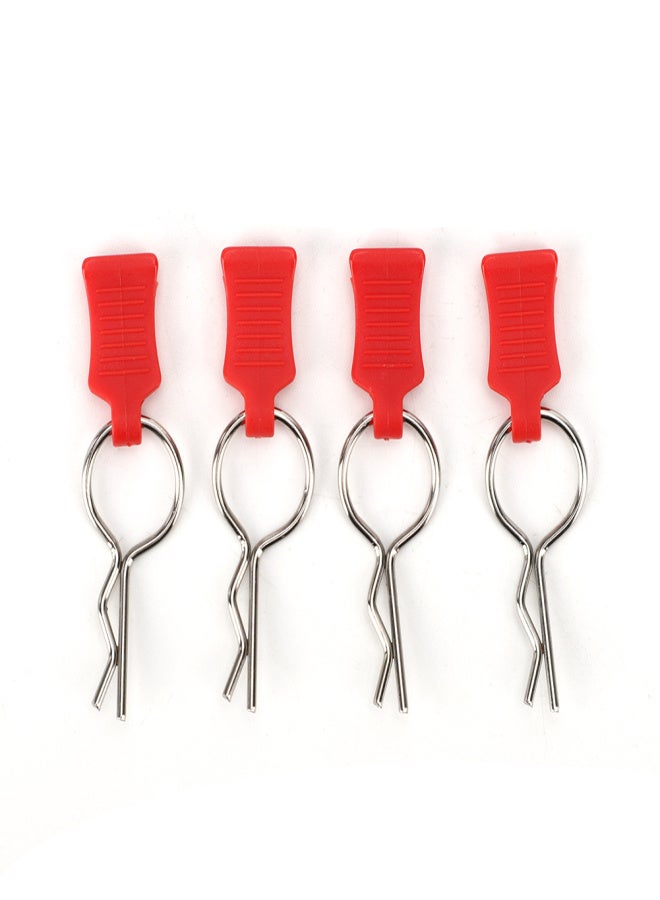 1/5 1/8 RC Car Body Shell Clip Pin Fixing Bracket Set Accessory Parts Fit for Traxxas(Red ) - Image 1