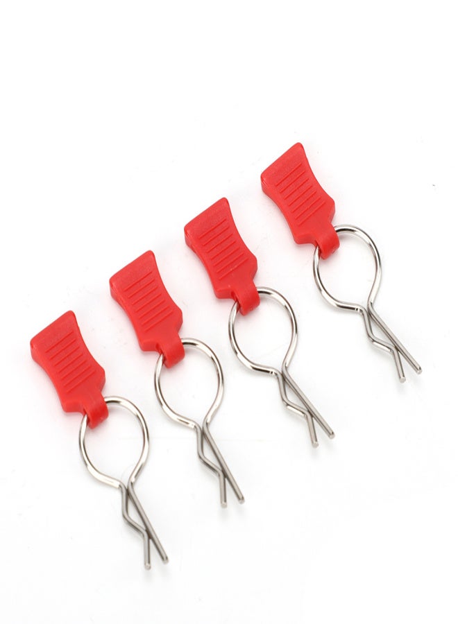1/5 1/8 RC Car Body Shell Clip Pin Fixing Bracket Set Accessory Parts Fit for Traxxas(Red ) - Image 2