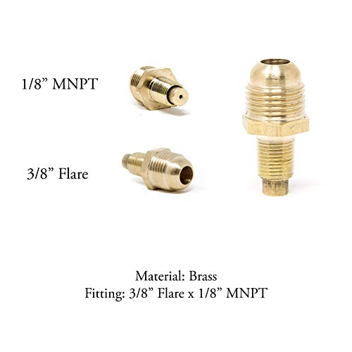 GASONE Propane Regulator - Brass Orifice 4 ft High Pressure 0-20 PSI Adjustable With Hose QCC-1 Type - Works With Any U.S. Tanks Red - Image 3