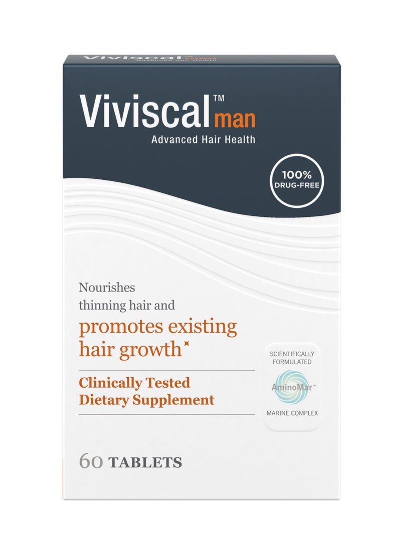 Viviscal - Man Supplements 60 Tabs (1 Month Supply) - Image 1