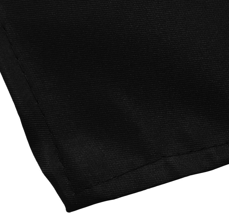 KICHOUSE 2pcs Black Waist Apron with 3 Large Pockets Adjustable Strap 63x47cm Half Apron for Restaurant Servers for Waiters and Waitresses - Image 3