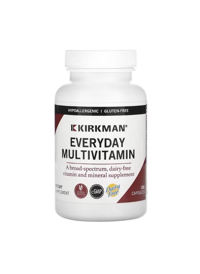 Kirkman Labs Everyday Multivitamin 180 Capsules  - Image 1