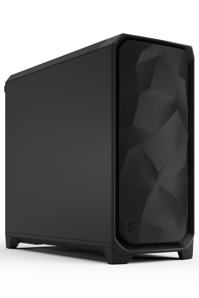 Fractal Design Meshify 3 XL Full Tower Case, Steel Panels, E-ATX/SSI-EEB Support, 3x 140mm Pre-Installed Fans, Up to 420mm Top & 360mm Front Radiator, 512mm GPU Clearance, 182mm CPU Cooler Height, USB-C 20Gbps, Tool-Free Design, 2x 3.5" + 5x 2.5" Drive Support, High Airflow, Dust Filters, No RGB/Glass, Solid Black | FD-C-MES3X-01 - Image 1