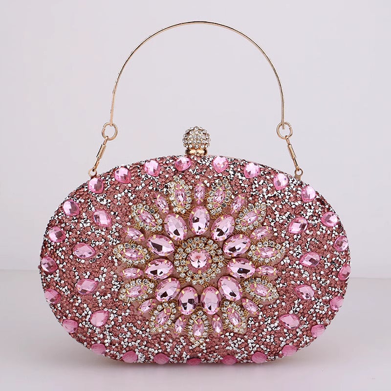 Women'S Bag High-Class Explosions Diamond-Encrusted Sunflower Bag Dress Evening Bag Wedding Cheongsam All-Match Banquet Evening Dress - Image 5