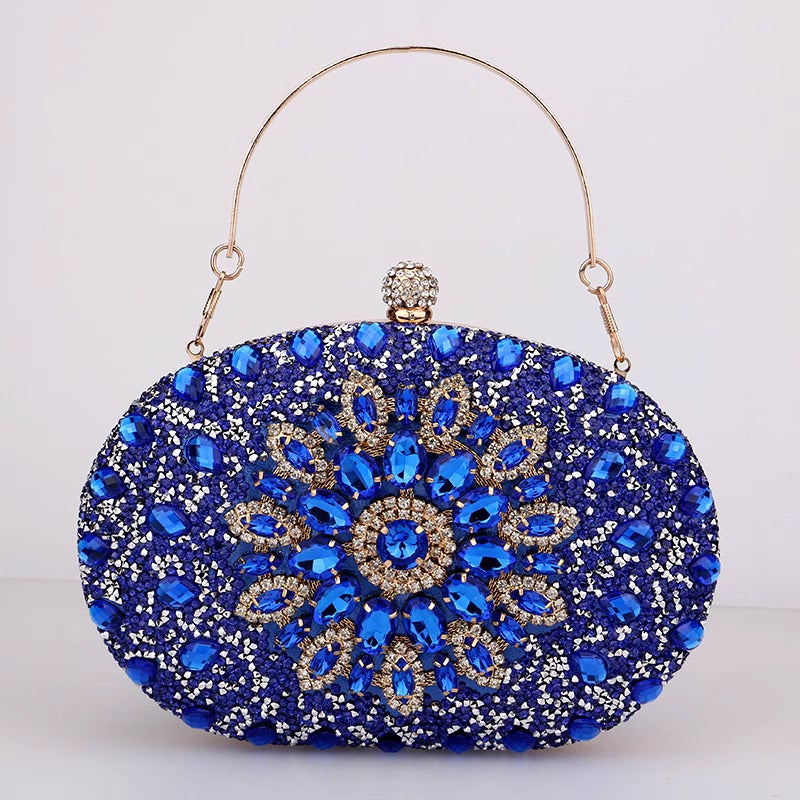 Women'S Bag High-Class Explosions Diamond-Encrusted Sunflower Bag Dress Evening Bag Wedding Cheongsam All-Match Banquet Evening Dress - Image 1