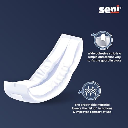 Seni Man Premium Bladder Control Guards Fit Pads - 10 Pieces | Comfort & Soft | High absorbency | Odor control | Skin Friendly - Image 4