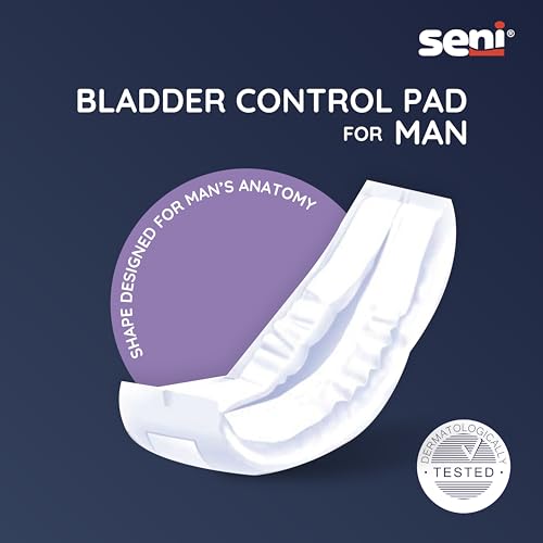 Seni Man Premium Bladder Control Guards Fit Pads - 10 Pieces | Comfort & Soft | High absorbency | Odor control | Skin Friendly - Image 2